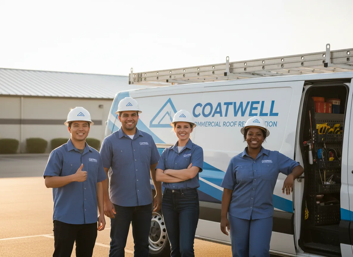 Commercial roof coating company in Raynham, MA